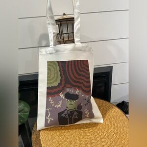 Canvas Frankenstein tote with original design